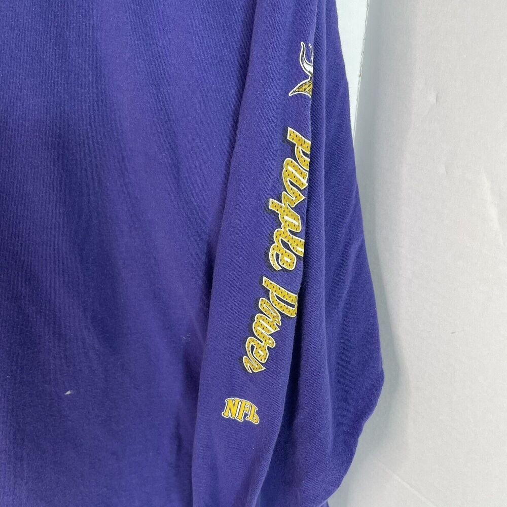 Vintage Minnesota Vikings Long Sleeve Shirt XL, Purple VF Imagewear Long Sleeve - Picture 2 of 11